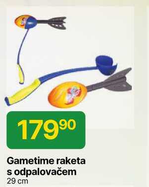 Gametime raketa s odpalovačem 29 cm 
