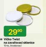 Vičko Twist na zavařovací sklenice 10 ks, šroubovaci  