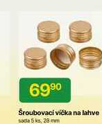 Šroubovací víčka na lahve sada 5 ks, 28 mm 