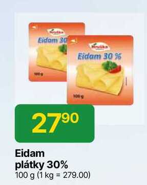Hruška Eidam plátky 30% 100 g 
