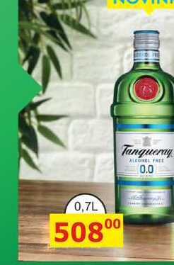 Tanqueray Alcohol Free 0,7l 0%