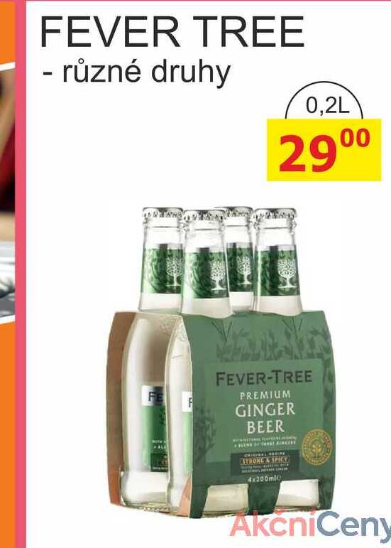 FEVER TREE - různé druhy 0,2l