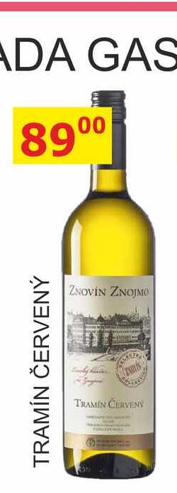 ZNOVÍN 0,75L TRAMÍN ČERVENÝ  