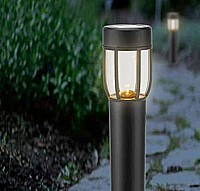 LED SOLÁRNÍ SVÍTIDLO ČERNÉ