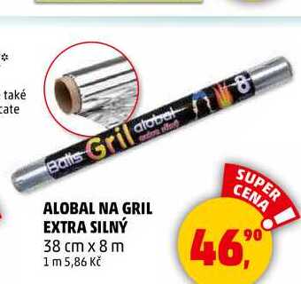 ALOBAL NA GRIL EXTRA SILNÝ, 38 cm x 8 m