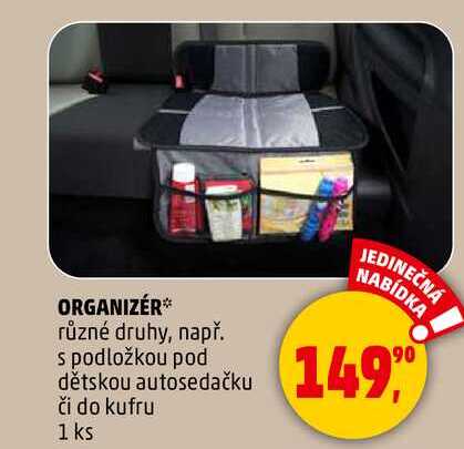 ORGANIZÉR různé druhy, 1 ks 