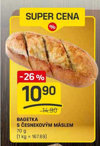BAGETKA S ČESNEKOVÝM MÁSLEM 70 g