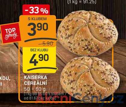 KAISERKA CEREÁLNÍ 50-60 g 