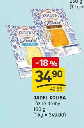 JADEL KOLIBA různé druhy 100g