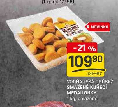 SMAŽENÉ KUŘECÍ MEDAILONKY 1 kg