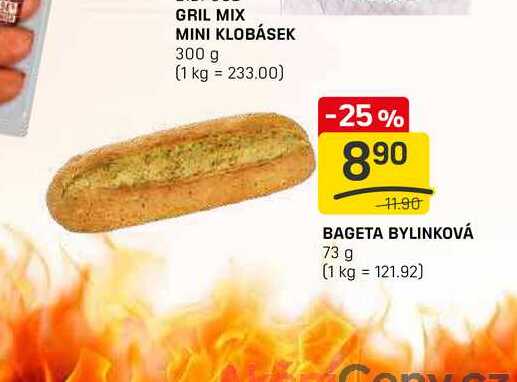 BAGETA BYLINKOVÁ 73 g