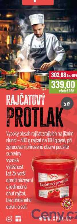 RAJČATOVÝ PROTLAK 5 KG