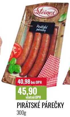 PIRÁTSKÉ PÁREČKY 300g 