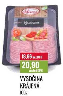 VYSOČINA KRÁJENÁ 100g 