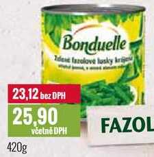Bonduelle fazolové lusky 420g