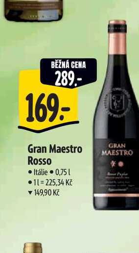  Gran Maestro Rosso 0,75 l