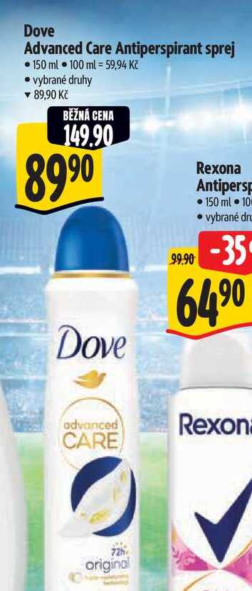 Dove Advanced Care Antiperspirant sprej 150 ml  