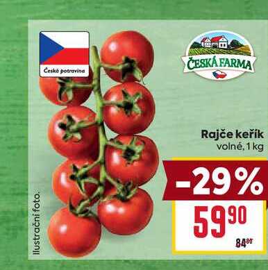 Rajče keřík volné, 1 kg