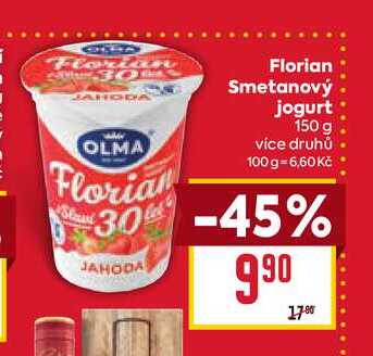 Florian Smetanový jogurt 150 g 