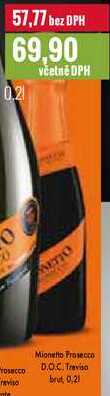 Mionetto Prosecco D.O.C. Treviso brut 0,2l