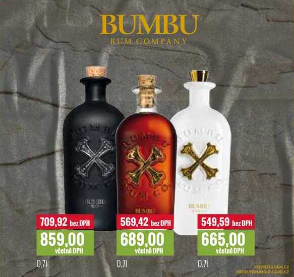 BUMBU RUM COMPANY 0,7l
