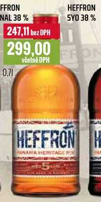 HEFFRON 5YO 38% 0,7l