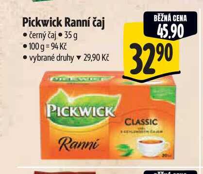Pickwick Ranní čaj  černý čaj  35 g