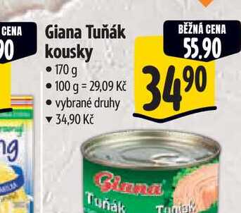  Giana Tuňák kousky 170g