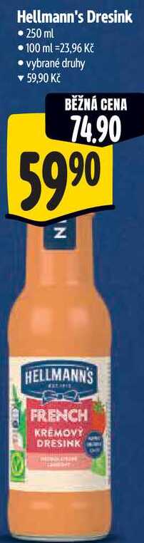 Hellmann's Dresink, 250 ml 