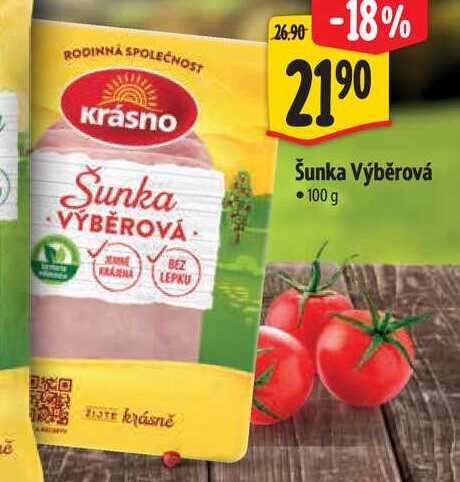 Šunka Výběrová, 100 g