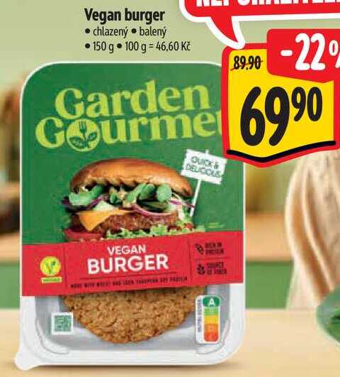 Vegan burger, 150 g