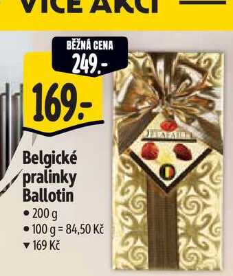   Belgické pralinky Ballotin 200g 