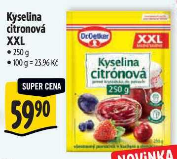 Kyselina citronová XXL, 250 g