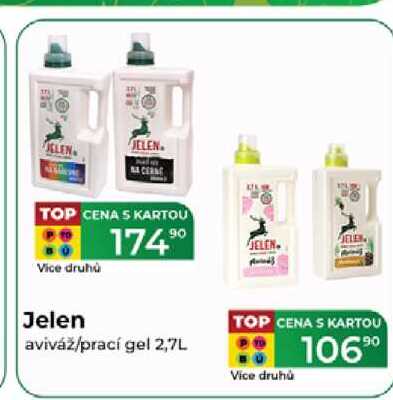 Jelen aviváž/prací gel 2,7L  