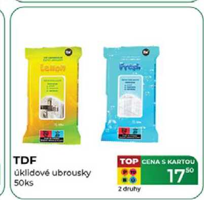 TDF úklidové ubrousky 50ks 