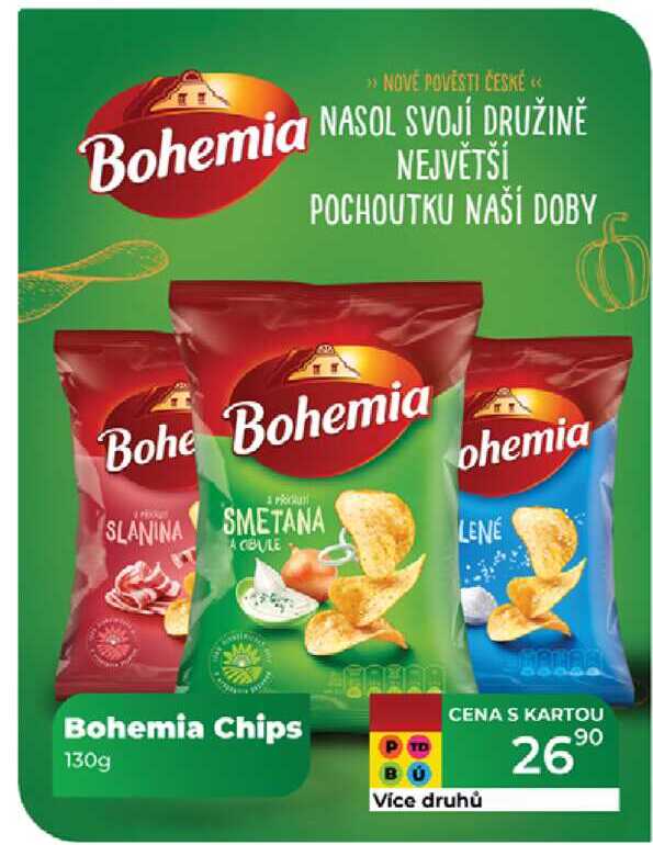 Bohemia Chips 130g 