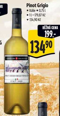 Pinot Grigio, 0,75 l