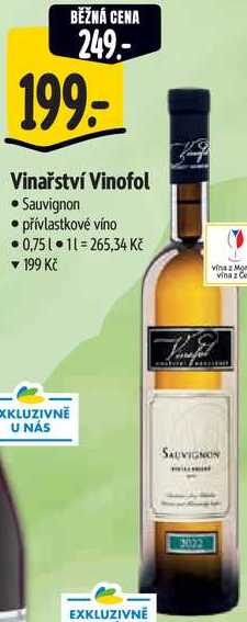 Vinařství Vinofol, 0,75 l