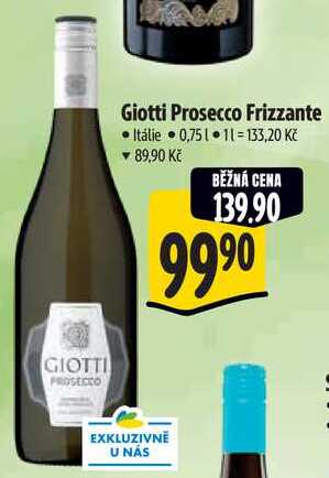 Giotti Prosecco Frizzante, 0,75 l