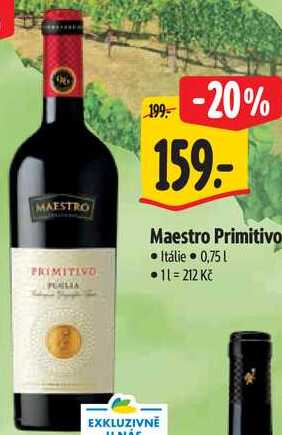 Maestro Primitivo, 0,75 l