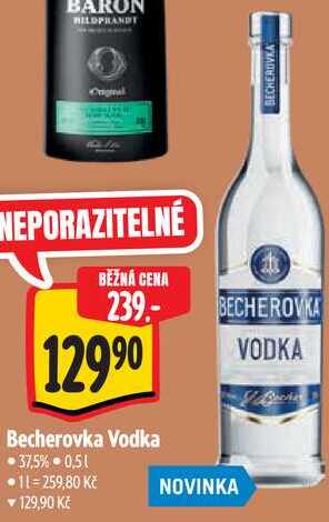Becherovka Vodka, 0,5 l