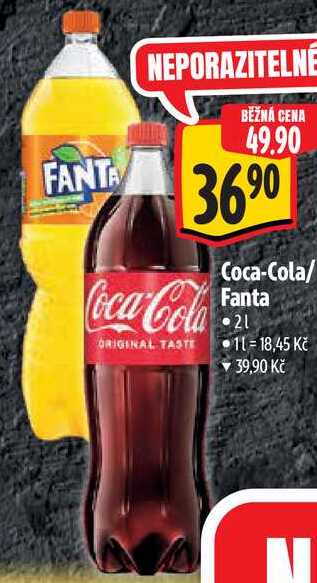 Coca-Cola/Fanta, 2 l