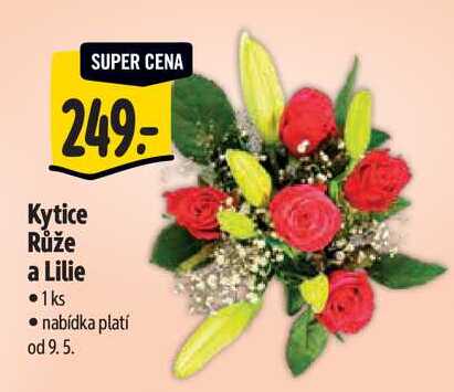 Kytice Růže a Lilie 