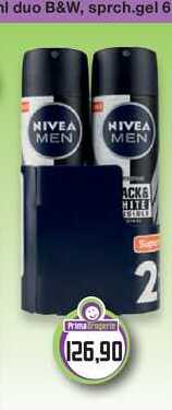 Nivea Men deodorant sprej 2x150ml, vybrané druhy 