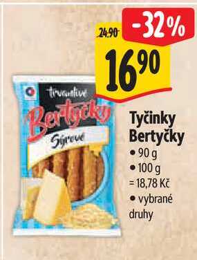Tyčinky Bertyčky, 90 g 