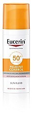 EUCERIN® EMULZE NA OPALOVÁNÍ NA OBLIČEJ S DEPIGMENTAČNÍM ÚČINKEM PIGMENT CONTROL SPF50+ 50 ml