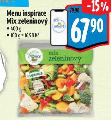 Menu inspirace Mix zeleninový, 400 g 