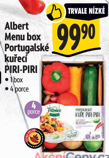 Albert Menu box Portugalské kuřecí PIRI-PIRI 
