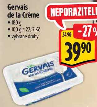 Gervais de la Crème, 180 g