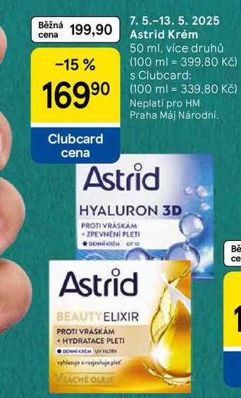 Astrid Krém, 50 ml, více druhů  